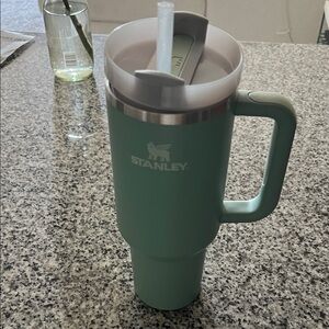 Stanley Mint Green Travel Mug with Handle